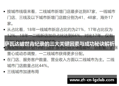 萨瓦达破世青纪录的三大关键因素与成功秘诀解析 萨瓦达破世青纪录的三大关键因素与成功秘诀解析